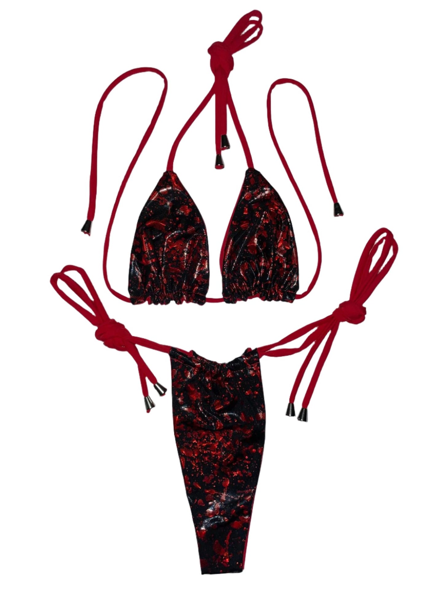 Paint Me Red - Bikini Set