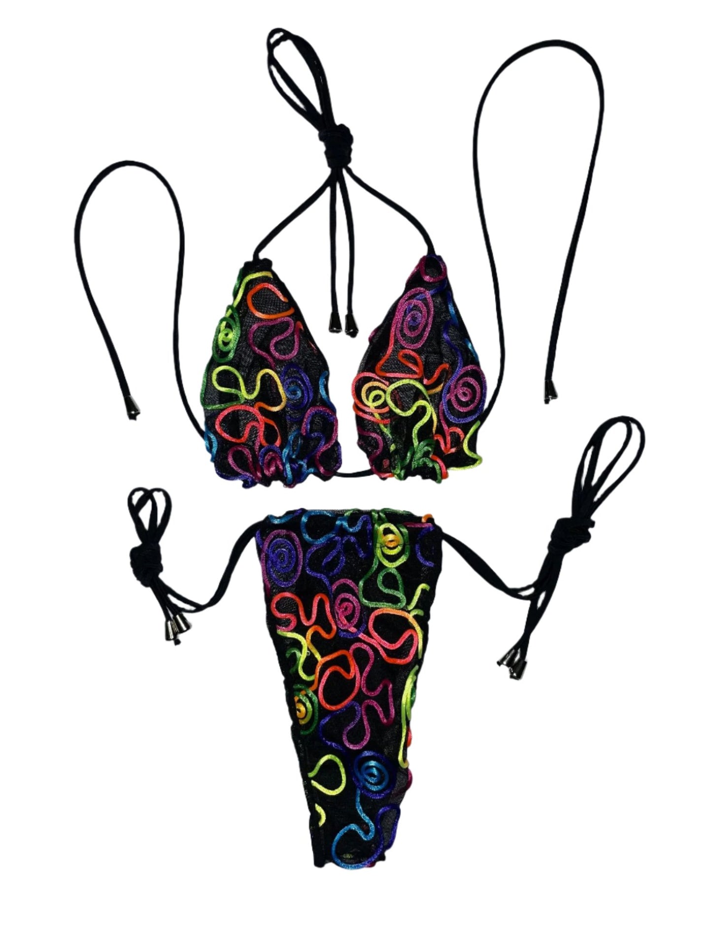See Me Flourish - Mesh Bikini Set