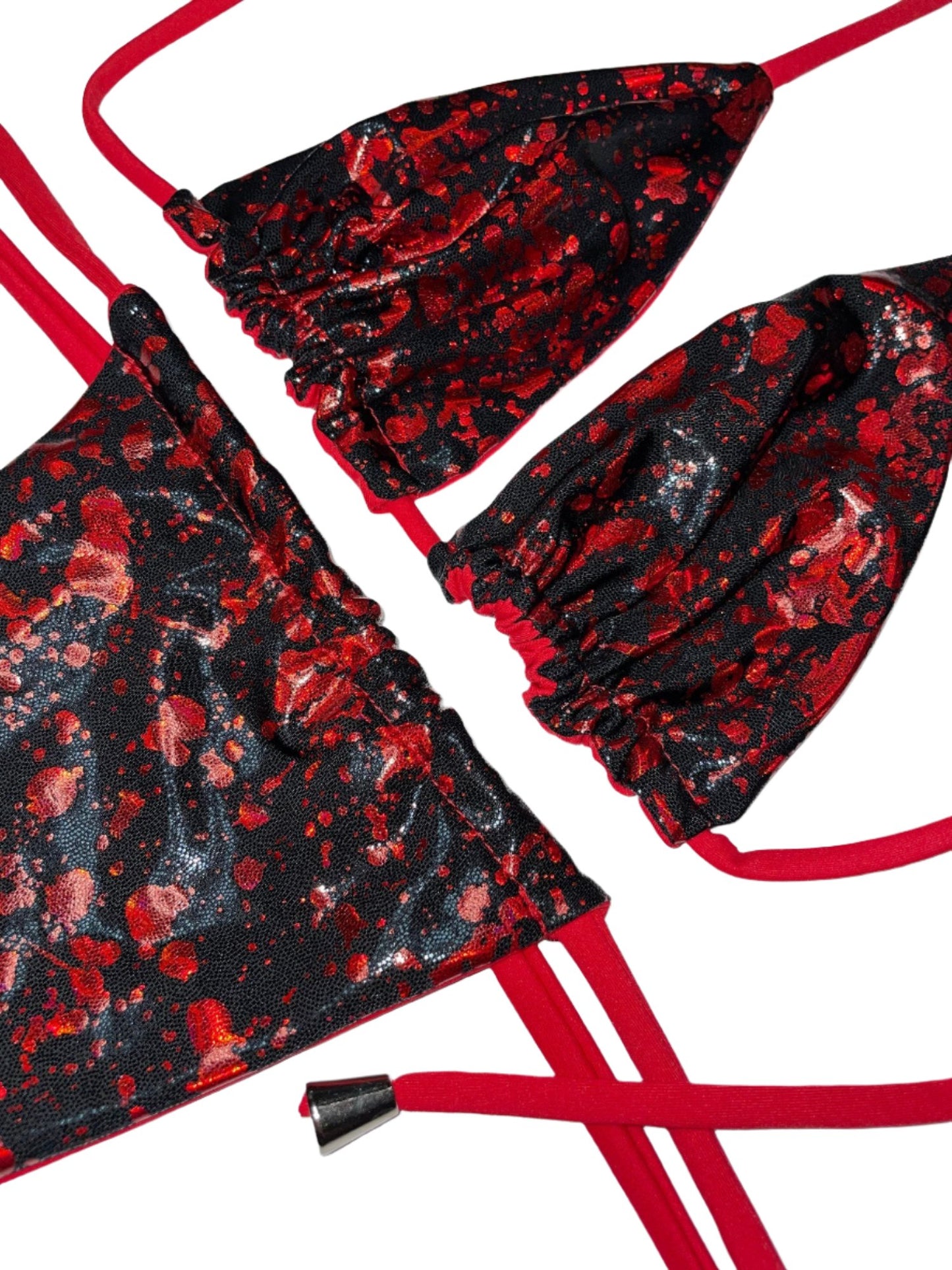 Paint Me Red - Bikini Set