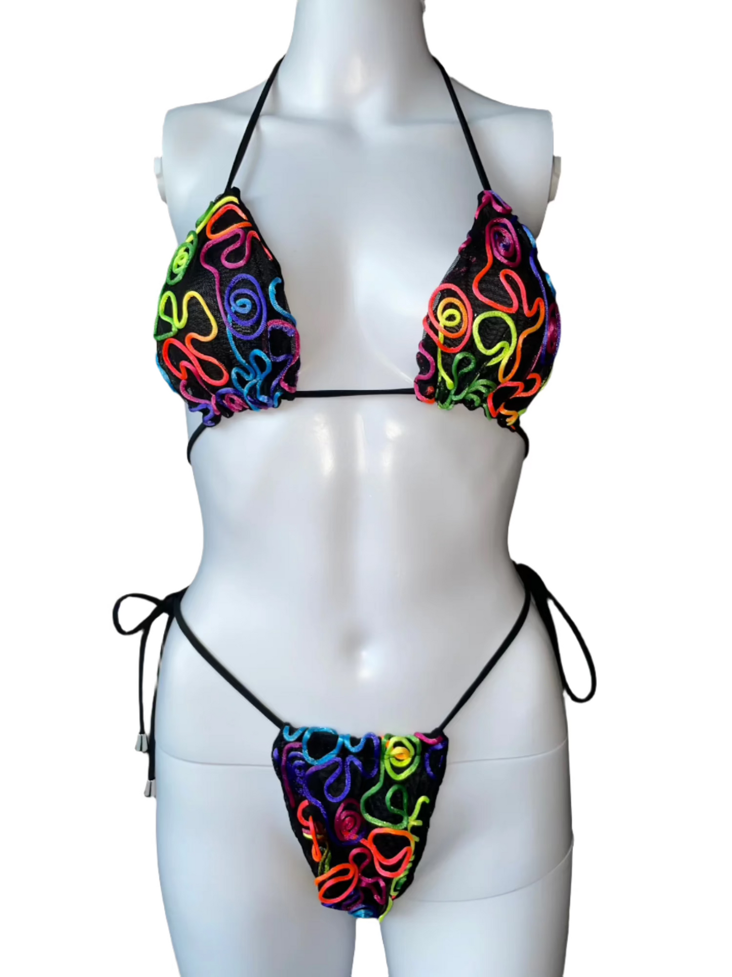 See Me Flourish - Mesh Bikini Set