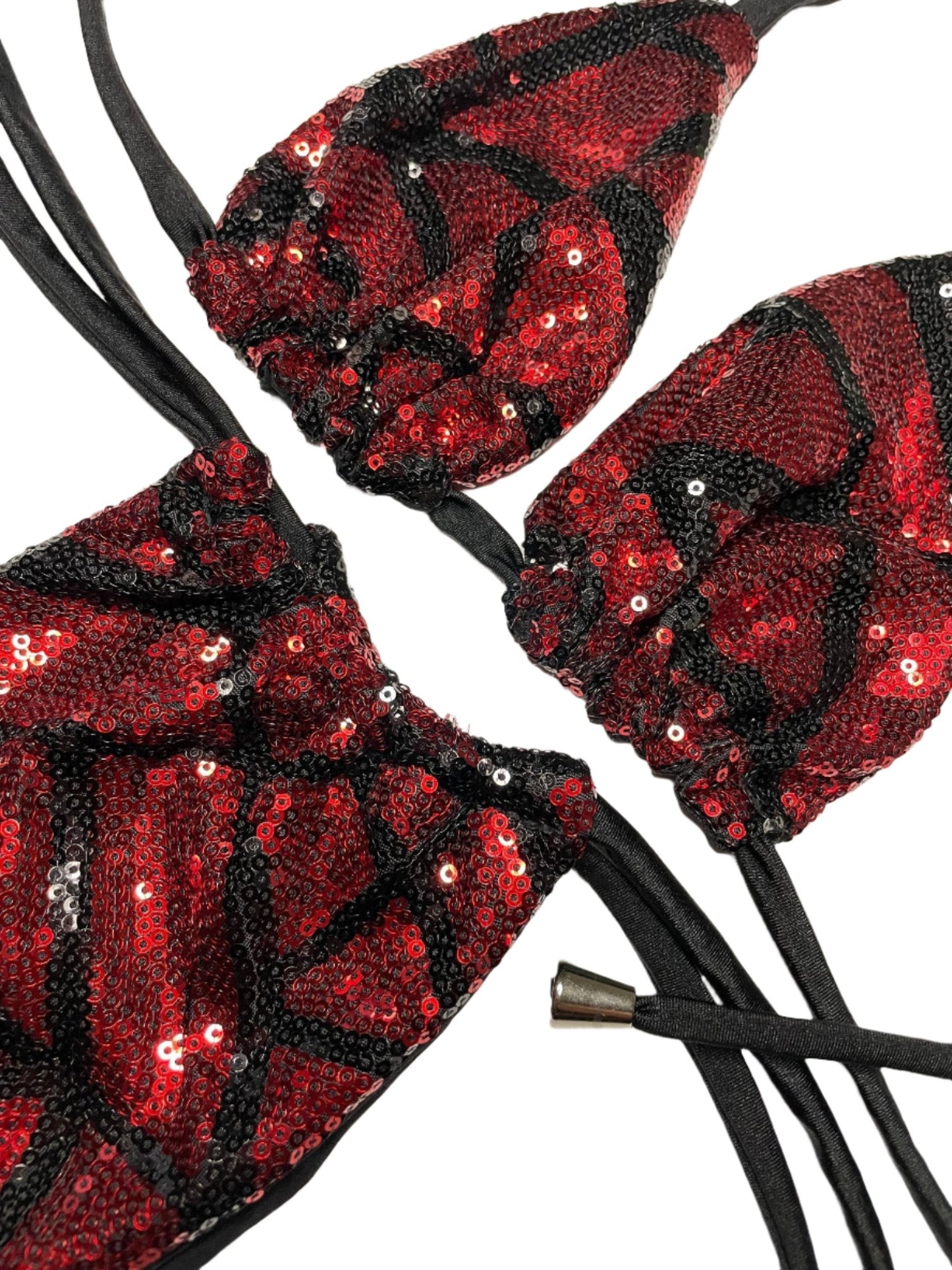 Comic Red Sequin - Bikini Set